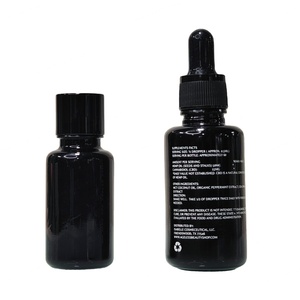 Botella de Vidrio Violeta con Protección UV, con Gotero y Tapa de Aluminio, Personalizable, Vacía, de 30ml, 50ml, 100ml, para Aceites Esenciales - Product Image 2