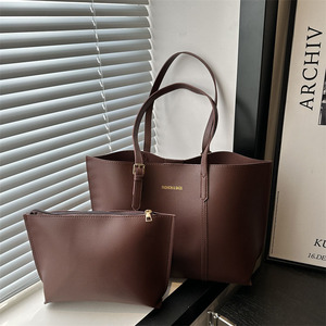 Nouveau Style 2025 <span class=keywords><strong>Sac</strong></span> Fourre-Tout Décontracté en PU pour Femmes de Bureau, Grande Capacité, <span class=keywords><strong>Sac</strong></span> à <span class=keywords><strong>Main</strong></span> et Bandoulière pour <span class=keywords><strong>Ordinateur</strong></span> - Product Image 6