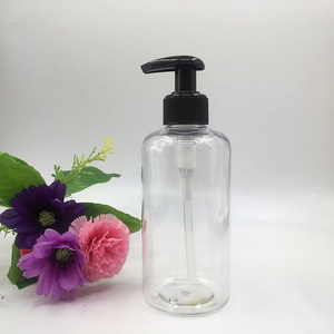Bouteille cosmétique en plastique PET ambrée transparente NH Custom 200 ml 250 ml 300 ml 500 ml, bouteille de shampoing avec <span class=keywords><strong>pompe</strong></span> à lotion - Product Image 6