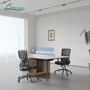 Escritorio Modular para <span class=keywords><strong>Oficina</strong></span> Glory Merge, Estación de Trabajo Compartida para 2, 4, 6 u 8 Personas, Extensible, Espacio Abierto, Cubículo, Estación de Trabajo para Personal - Product Image 2