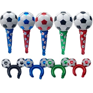 Bastón de animación de aluminio para la Copa de Fútbol, Diadema con globos, Globos, Balón de trofeo de campeones de fútbol, Artículos de fiesta para aficionados al fútbol - Product Image 6