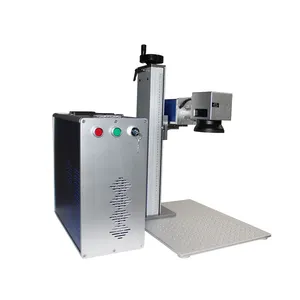 Hot Sale High Precision 50 Watt Fiber Laser Marking Machine Engraving Machine For Key Souvenir