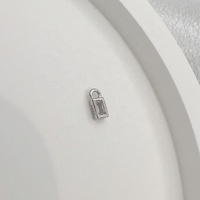 Bijoux classiques en mini-diamants, plaqués argent 925, charmes ronds en CZ, design simple et tendance, YAMMY pour femmes