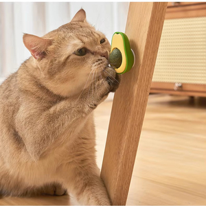 Juego de bolas de juguete interactivo duradero para gatos, hierba gatera de fruta de agallas altamente interactiva con Limpieza de dientes de aguacate, bolsa empaquetada de Material plástico/ - Product Image 6