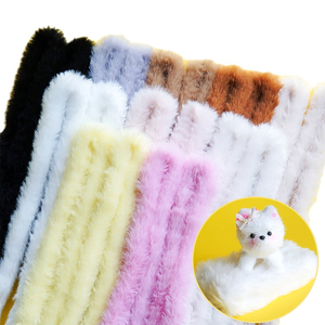Criativo DIY Extra Grosso Jumbo Fur Pipe Cleaners <span class=keywords><strong>Chenille</strong></span> Hastes Artesanato Suprimentos para Crianças Decoração Pipe Cleaner <span class=keywords><strong>Craft</strong></span> - Product Image 1