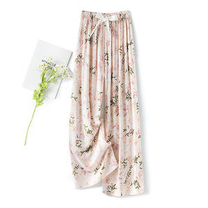 <span class=keywords><strong>Pantaloni</strong></span> <span class=keywords><strong>larghi</strong></span> estivi alla moda da <span class=keywords><strong>donna</strong></span> <span class=keywords><strong>pantaloni</strong></span> <span class=keywords><strong>larghi</strong></span> a vita elastica <span class=keywords><strong>pantaloni</strong></span> pigiami Casual da casa con stampa floreale - Product Image 3