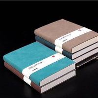 Carnet de Journal en cuir à couverture rigide avec logo personnalisé couverture de luxe en cuir PU A5 A6 journaux d'affaires carnet de notes agenda planificateur