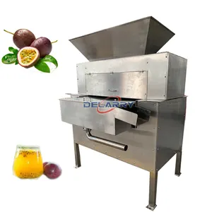 Industrial Passiflora Edulis Peeling Machine Passion Fruit Juice Making Extractor Machine