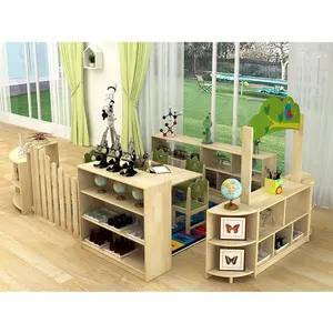 Moetry Natural Theme Wood Preschool Classroomscape Kindergarten School Furniture
