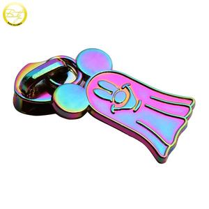 الإبداعية الكرتون الشعارات مجتذب المنزلق صنع حقائب يد للبيع بالجملة قوس قزح جميل مجتذب tags التبعي - Product Image 2