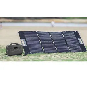 Solar Power Charging Solar Electric Car Charger Station Solar Panel 800w Mini Solar Portable Power Station With Solar Panel