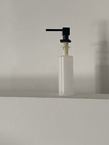 Distributeur de <span class=keywords><strong>savon</strong></span> moussant en verre blanc moderne et élégant, monotrou, à poser sur évier de cuisine, avec <span class=keywords><strong>savon</strong></span> inclus - Product Image 6