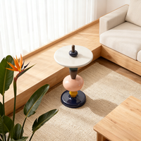 Table basse moderne minimaliste en bois massif inspirée de l'aubépine confite, créative et tendance