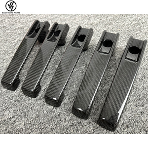 Side <b>Trims</b> <b>Door</b> Handle Replacement Dry Carbon Fiber for Mercedes Benz G-Class W464 G500 G350 G63 2019-2024 - Product Image 3