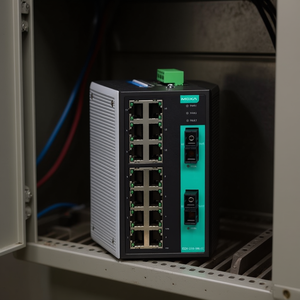 Moxa EDS-316-MM-SC-T สวิตช์อุตสาหกรรมแบบไม่ต้องจัดการ 16 พอร์ต ติดตั้งบนราง DIN - Product Image 3