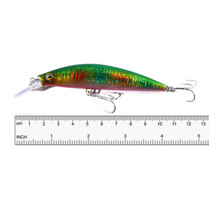 เหยื่อตกปลาแบบจมน้ำ ขนาด 105 มม. น้ำหนัก 25.4 กรัม แบบแข็ง ตัวเบ็ดแบบ Minnow ตา 3 มิติ เหยื่อปลอมสำหรับตกปลาแบสและปลาไพค์ - Product Image 2