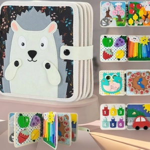 Kit Fai-da-Te per Bambini Konig Giochi Educativi Montessori all'Ingrosso Busy Board Libro in Feltro Giocattoli Intelligenti per Bambini - Product Image 1