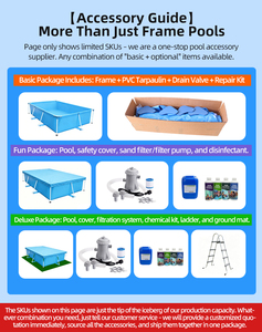 <span class=keywords><strong>Piscine</strong></span> <span class=keywords><strong>hors</strong></span> <span class=keywords><strong>sol</strong></span> en PVC, structure robuste, pour usage extérieur - Product Image 2
