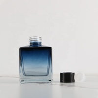 Flacon de parfum en verre de luxe de style nordique de 200 ml avec bouchon à vis, impression sérigraphique, diffuseur de parfum décoratif pour chambre à coucher