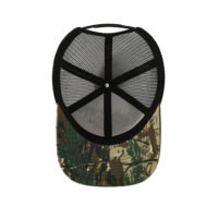 Gorra Trucker Profesional de Camuflaje con Bordado 3D, Gorra de Malla Ajustable con Visera Plana para Caza al Aire Libre