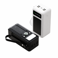 Fabrik-Großhandel Solar-Powerbank mit Eingebautem Doppelkabel, LED-Streifen, Kompass, Robustes Outdoor-Tragbares Ladegerät mit Unterstützung für Benutzerdefiniertes Logo