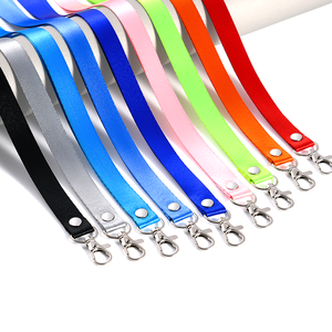 Cheap Wholesale 15mm Card Holder Lanyard With Logo Custom Plain Printing Polyester Strap Phone Lanyard