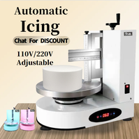 Boulangerie électrique gâteau grattoir automatique crème éponge pâte Mini gâteau niveau répondre lisse glaçage propagation Spinner déposant Machine