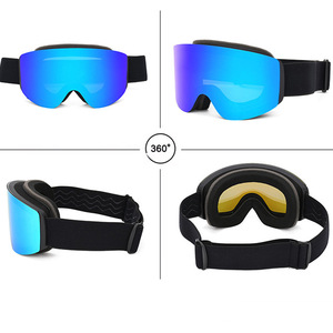 <b>Ski</b> Goggles Pc Double Layer Anti Fog One Size Magnetic Lens For All Outdoor Sports - Product Image 1