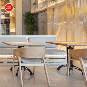 Ensemble de meubles de <span class=keywords><strong>restaurant</strong></span> rétro nordique personnalisé, Dubaï, Allemagne, Japon, hôtel, café, tables et chaises - Product Image 4