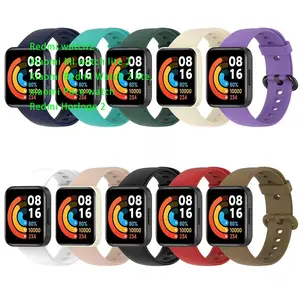 Correa de silicona de goma para reloj inteligente Xiaomi <span class=keywords><strong>Redmi</strong></span> <span class=keywords><strong>Watch</strong></span> <span class=keywords><strong>2</strong></span> <span class=keywords><strong>Lite</strong></span> <span class=keywords><strong>Mi</strong></span> Lite2 Poco <span class=keywords><strong>Watch</strong></span> Horloge <span class=keywords><strong>2</strong></span> - Product Image 1