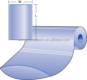 Customizable Clear Layflat Perforated LDPE Plastic Food Bags Roll Supermarket Use Easy-to-Tear Moisture-Proof Flexiloop Handle