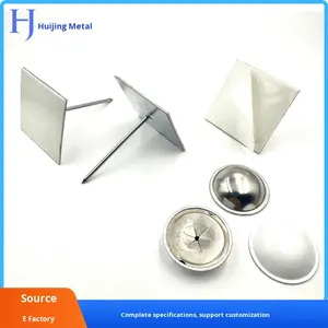 <span class=keywords><strong>Clous</strong></span> isolants adhésifs de qualité usine Modèle 001 avec rondelles autobloquantes galvanisées pour conduits de climatisation métalliques de haute performance - Product Image 2