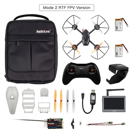 Radiolink RTF Racing Drone Combo UAV F121 with Transmitter T8S FPV Micro Drone Remote Control Education Training Toys RC Plane