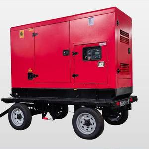 Groupe électrogène diesel refroidi par eau Ruizi RZ50GFSW 20 kW 400 A triphasé avec unité de soudage sur remorque mobile 230 V 400 V 50 Hz - Product Image 5