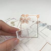 Kunden spezifische selbst klebende klare Folie Planer Aufkleber Premium-Verpackungs etiketten