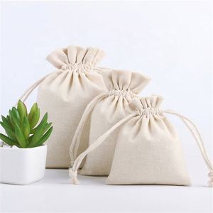 Fashionable Custom Print Cotton Cloth Packaging <b>Drawstring</b> Gift <b>Bag</b> - Product Image 2