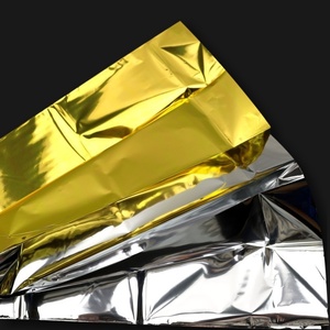 <span class=keywords><strong>Manta</strong></span> Térmica de Emergencia Desechable, Dorada/Plateada, de Doble Cara, Portátil, Gruesa, con Protección Solar para Ayuda en Desastres - Product Image 2