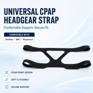 Sangles universelles de couvre-chef adaptées à la machine respiratoire <span class=keywords><strong>Resmed</strong></span> BMC Respironics CPAP - Product Image 1