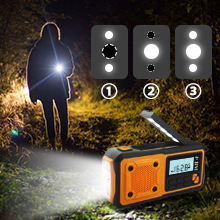 Radio de Emergencia NOAA SY-376, 4000mAh, Multifuncional, Solar, Manivela, Alerta Meteorológica SOS, Radio Portátil de Supervivencia - Product Image 3