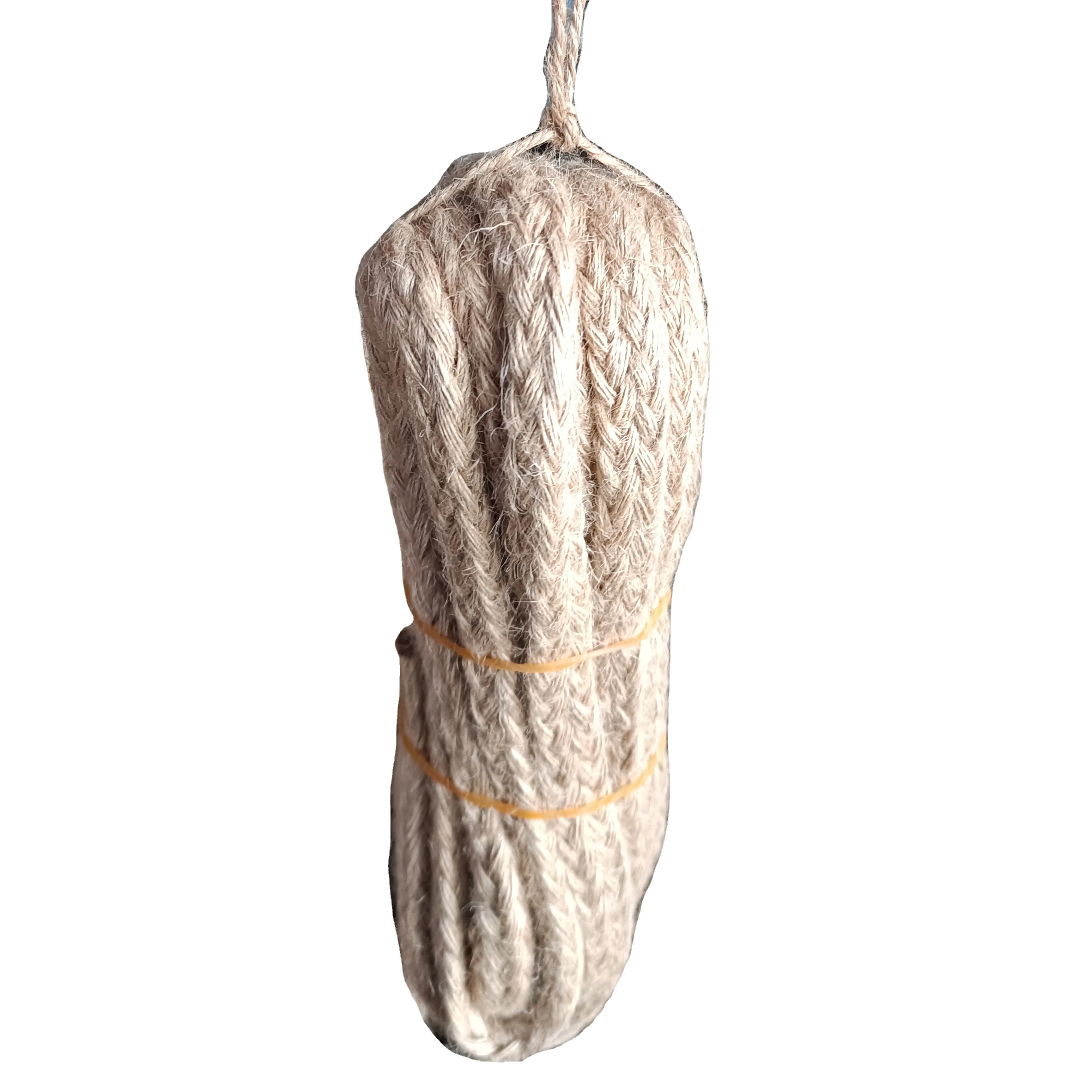 Vendita diretta di corda di iuta naturale vintage 1-20mm fai da te tessuto a mano corda di canapa spessa e corda di canapa sottile