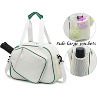 Sac de sport léger et résistant à l'eau pour raquettes de squash, racquetball, tennis et padel, sac à bandoulière pour activités de plein air