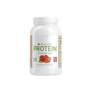 OEM Hot Sale High Weight Gain Vegan Protein Powder Quality Organic Protein Powder Supplement Strawberry Flavored Whey Protein