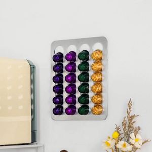 Support mural en métal pour capsules Nespresso Original Line, support pour capsules Keurig, boîte de rangement pour café moulu Duo, tiroir porte-capsules - Product Image 4