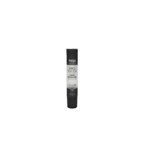 Shanghai clear transparent Pe tube 35ml facial cleanser/hand cream/lotion cosmetics packaging with black screw cap