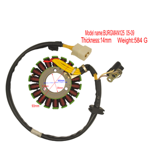 ขดลวดสเตเตอร์แม่เหล็กสำหรับ Suzuki <span class=keywords><strong>burgman</strong></span> <span class=keywords><strong>125</strong></span>ชิ้นส่วนไฟฟ้าของรถจักรยานยนต์งานตามสั่ง - Product Image 2