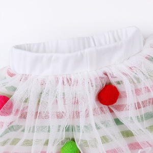 Ropa para niñas pequeñas, conjuntos de boutique navideños, tutú con estampado de alces, pantalones de colores arcoíris y conjunto de top de manga larga - Product Image 4