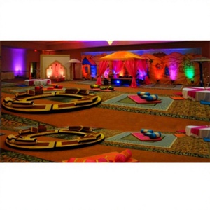 Mehandi Stage Floor Mattresses Traditional Punjabi Theme Mehndi Stage Arabian Style Low Seating Gaddi and Bolster Pillows USA - Product Image 1
