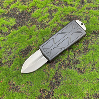 Couteau de poche miniature Micro D2 Blade avec manche en alliage d'aluminium, couteau pliant pour le camping en plein air, la randonnée, la pêche, la défense personnelle