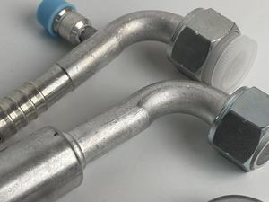 Nuevo Conector de Tubería para Compresor de Aire Acondicionado de Automóvil B&W/<span class=keywords><strong>Boway</strong></span>, Puerto R12, Cabeza de Aluminio, OE 0 986 494 013 para Piezas de Reparación - Product Image 4