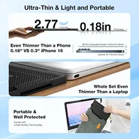 Meilleures ventes au meilleur prix, écran portable triple 15,3 pouces IPS 1200P LCD, double moniteur pour les voyages et les affaires